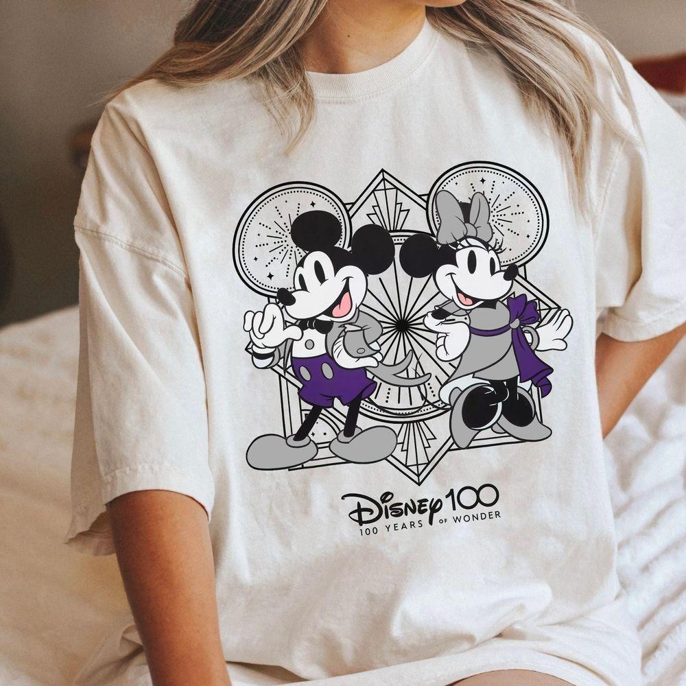 Retro Mickey And Minnie Mouse Disney 100 Years Of Wonder Vuitino Apparel